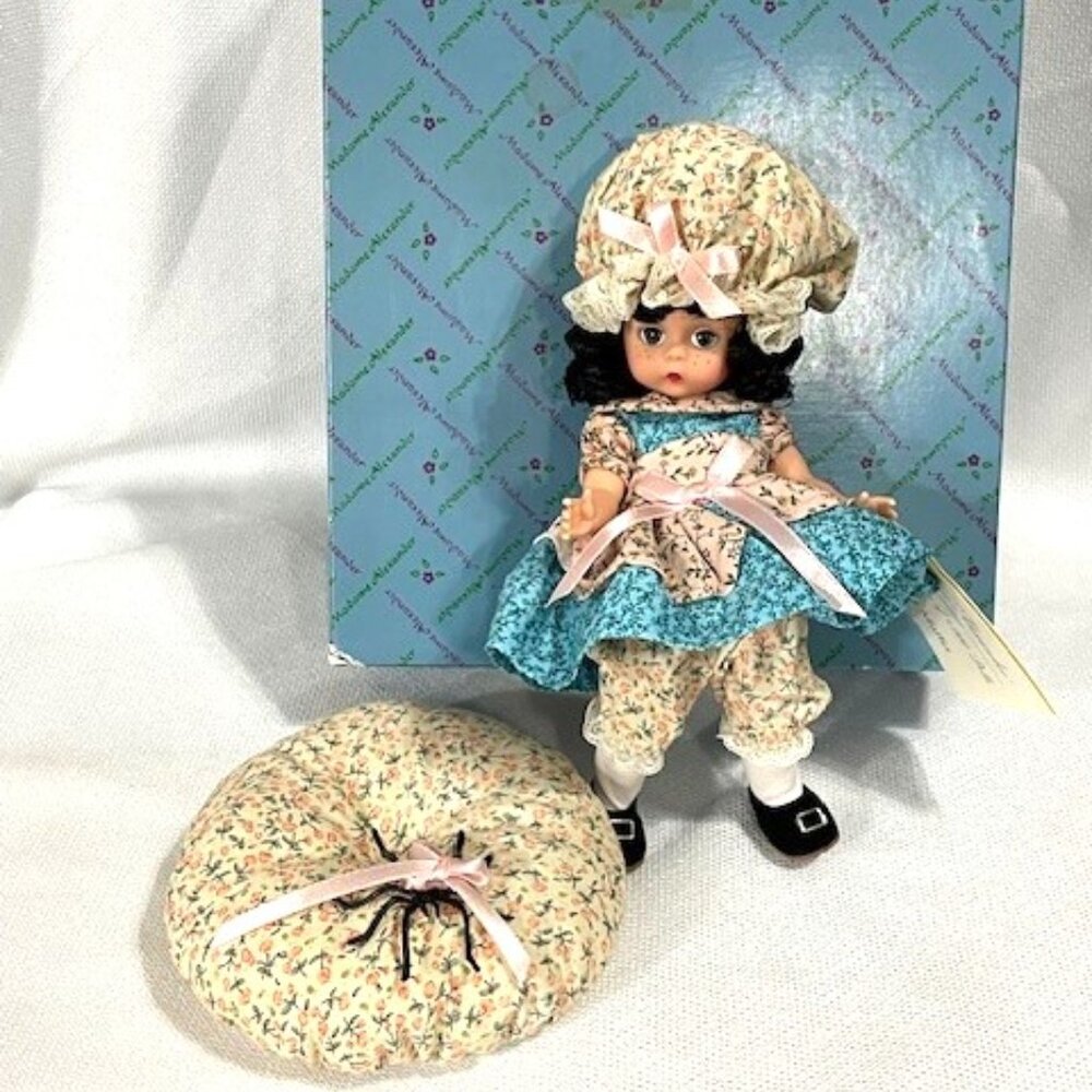 Madame Alexander restrung 8" Little Miss Muffet doll.